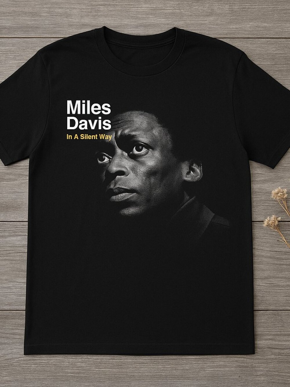 Miles Davis Graphic T-Shirt – In A Silent Way Jazz Music Vintage Tee